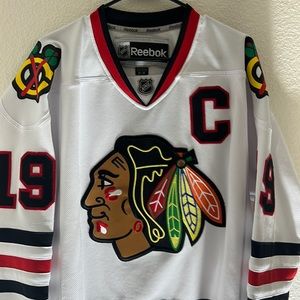 Reebok Chicago Blackhawks Toews Fully sewn